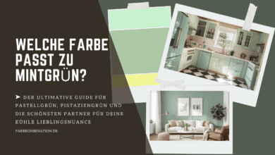 Welche Farbe passt zu Mintgrün? 8 Farben getestet 15 Welche Farbe passt zu Mintgrün?